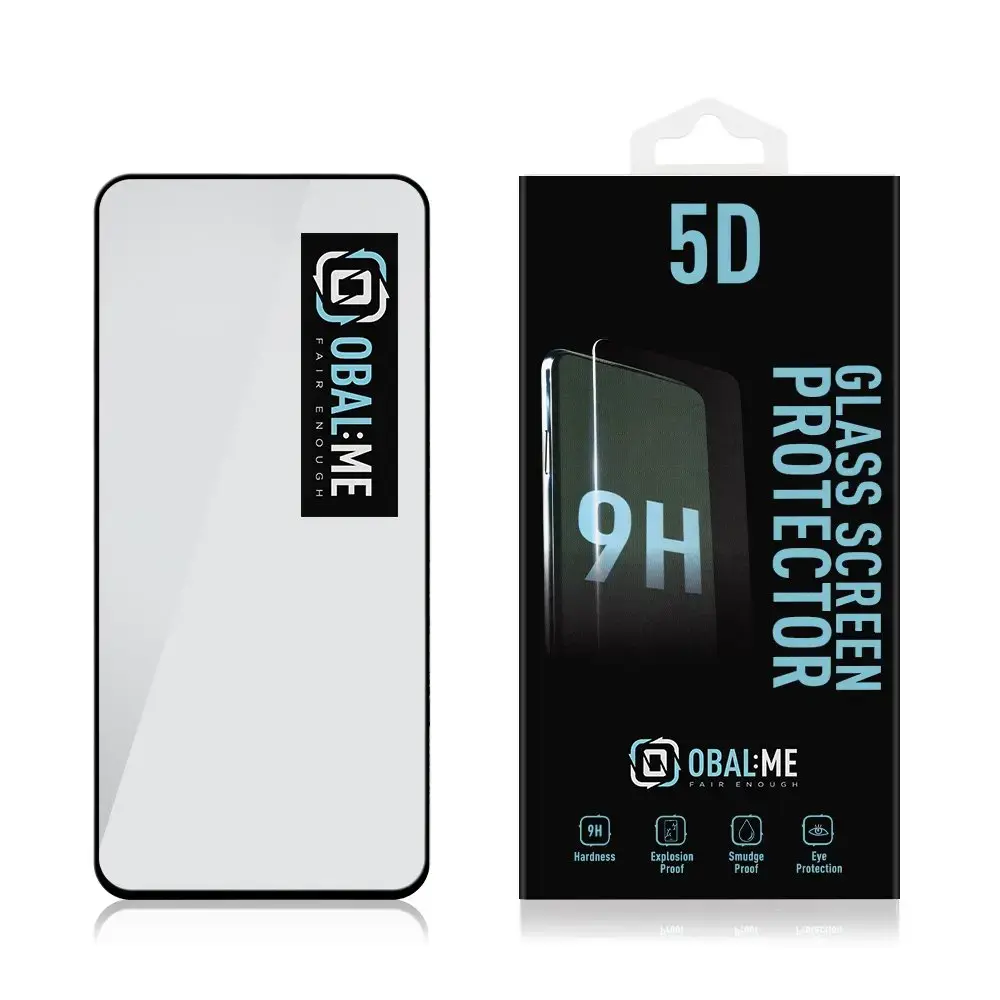 OBAL:ME 5D tempered glass for phone Samsung Galaxy S23 FE 5G black
