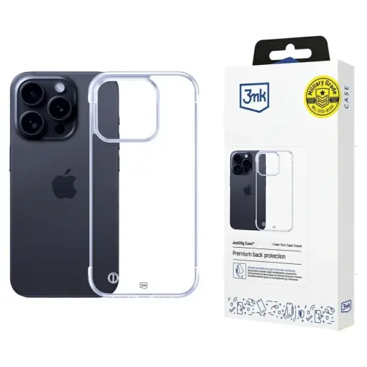 3MK Just20g Clear Case for iPhone 16 Pro Max