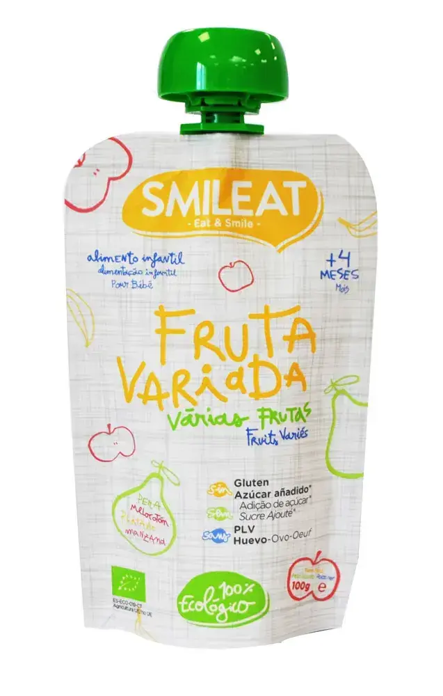 Smileat Pouch Fresa Platano 100g