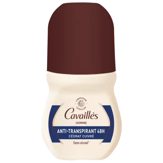 Roge Cavailles, L'Homme, 48h Protection, Cedrat Cuivre, Deodorant Roll-On, For Men, 50 ml