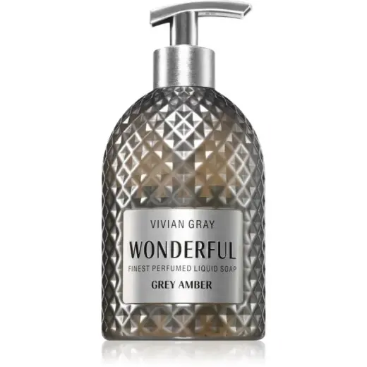 Vivian Gray Wonderful Grey Amber Luxury Liquid Hand Soap with Scent 500 Ml