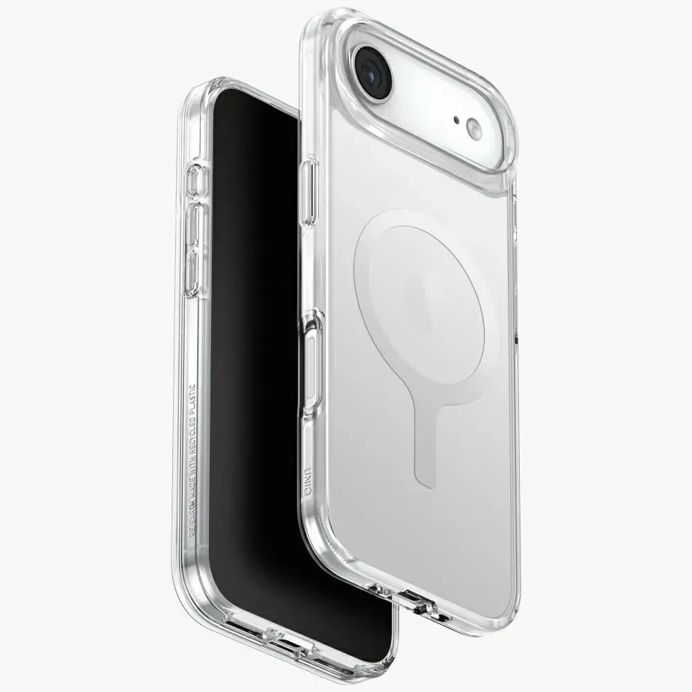 UNIQ Clario Case for iPhone Air Magclick Charging Transparent