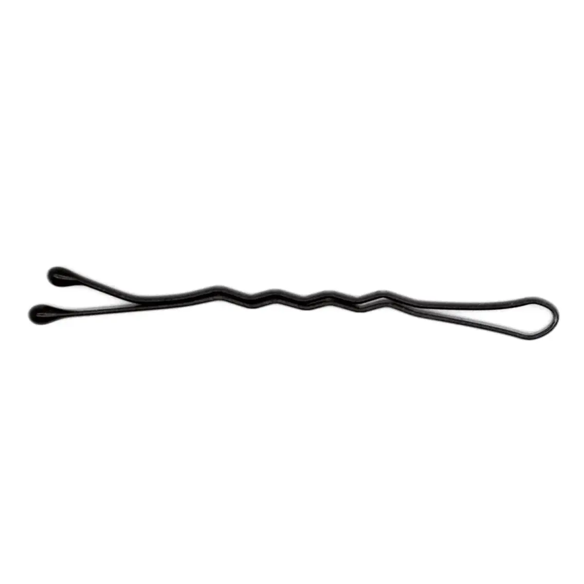 EUROSTIL Double Wave Black Hair Clip