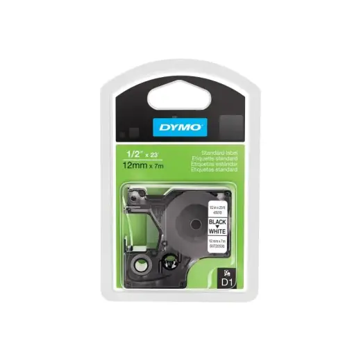 Dymo Schriftband 45013 Black White (S0720530)