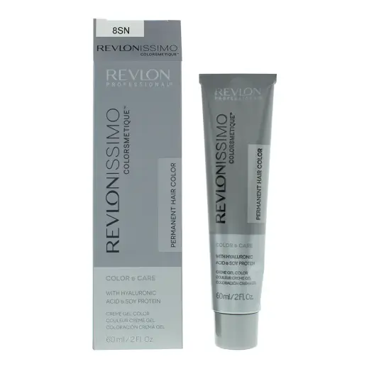 Revlon, Revlonissimo Colorsmetique, Permanent Hair Dye, 8SN Light Blonde, 60 ml