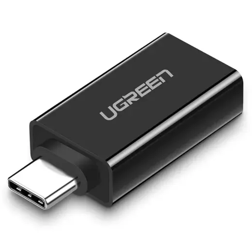 UGREEN US173 USB-A 3.0 uz USB-C 3.1 adapteris (melns)
