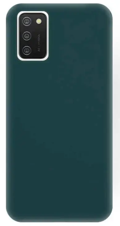Fusion soft matte silikona aizsargapvalks Samsung A145 | A146 Galaxy A14 4G | 5G tumši zaļš
