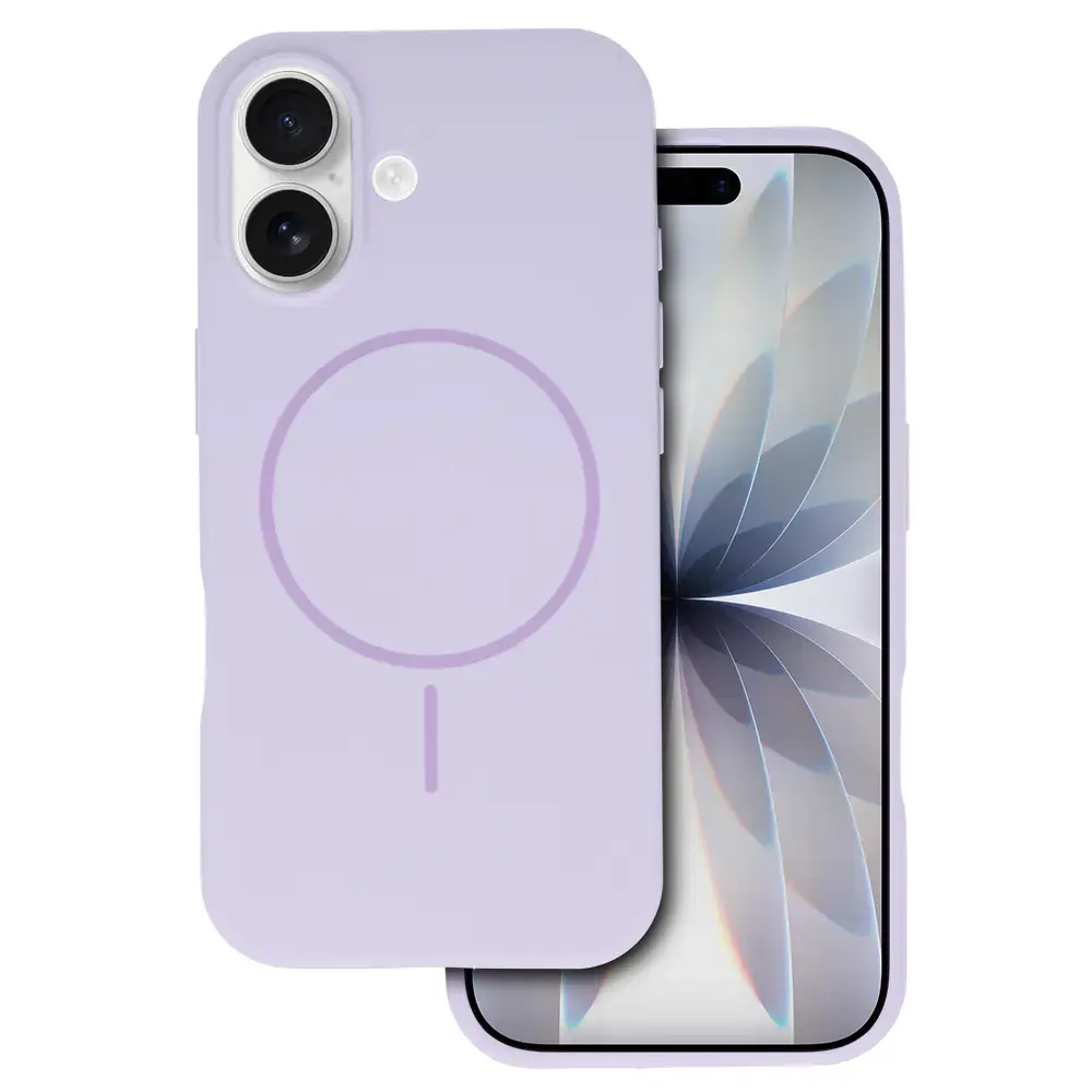 Magsafe Slim Silicone for Iphone 17 purple