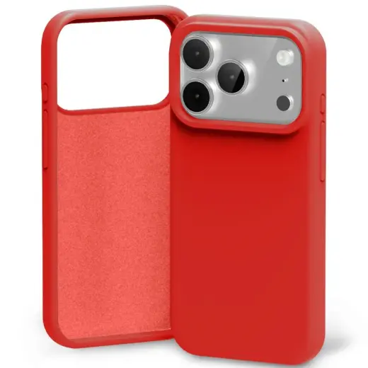 Mercury Silicone maciņš telefonam iPhone 17 Pro sarkans
