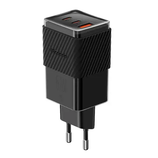 Mcdodo CH-1501 travel charger | 65W | GaN | USB-C, USB-A | black