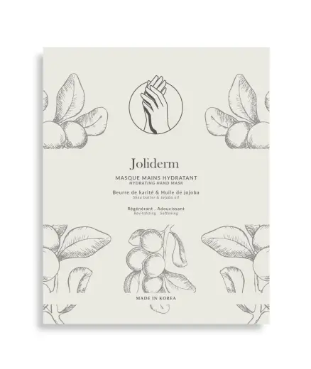 Set Duo, Joliderm, Joliderm, Shea Butter And Coconut Oil, Hydrating & Softening, Hand Sheet Mask, 2 pcs, 2