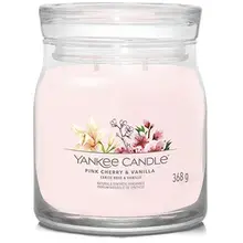 Pink Cherry & Vanilla Signature Candle (pink cherry and vanilla)