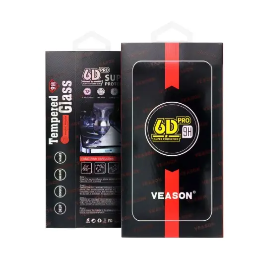 6D Pro Veason Privacy Glass - for Iphone 17 Pro black