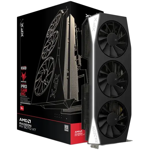 XFX Mercury AMD Radeon RX 9070XT 16GB GDDR6 256-bit HDMI 3x DP
