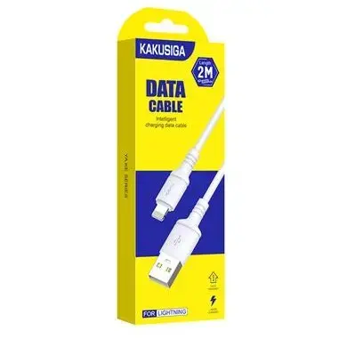 KAKUSIGA KSC-421 data transfer and charging cable | USB-A to Lightning | 15W | 2m | white