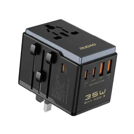Dudao A35Pro travel charger | 35W | USB-C, USB-A | black