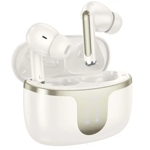 Wireless earphones Hoco TWS EQ10 milky white