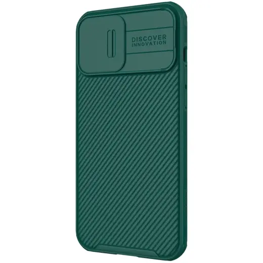 Nillkin CamShield Pro Hard Case iPhone 13 Pro Max tumši zaļš