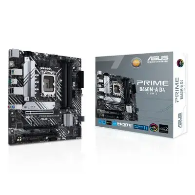 ASUS Mainboard PRIME B660M-A D4-CSM - micro ATX - Socket LGA1700 - Intel B660