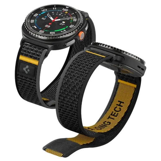Spigen Athlex Air smartwatch strap for Samsung Galaxy Watch 8/Classic (40/44/46 mm) | Nylon | black