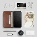 UNIQ etui book Journa iPhone 12 Pro Max 6,7" szary|dark grey Photo