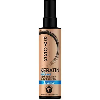 Syoss Keratin Volume Blow Dry Spray - Sprej pro objem vlasů 200ml