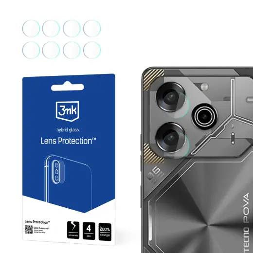 3mk Lens Protectionâ¢ Hybrid Camera Glass for Tecno Pova 6 Neo