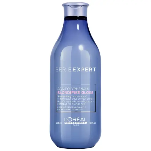 L'oreal Professionnel Serie Expert Blondifier Gloss Shampoo 300Ml in Clear