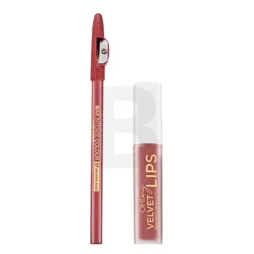 Evelīna OH! My Velvet Lips Matt Lip Kit 13 Brownie Biscotti matētam efektam 4,5 ml