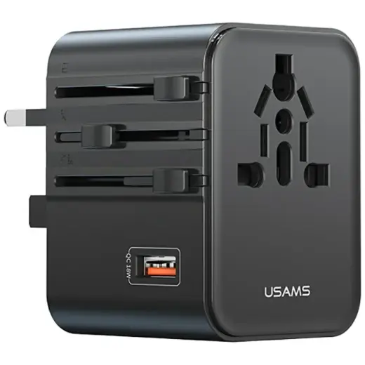 USAMS CC309 зарядное устройство | 25W | 2xUSB-C | черное