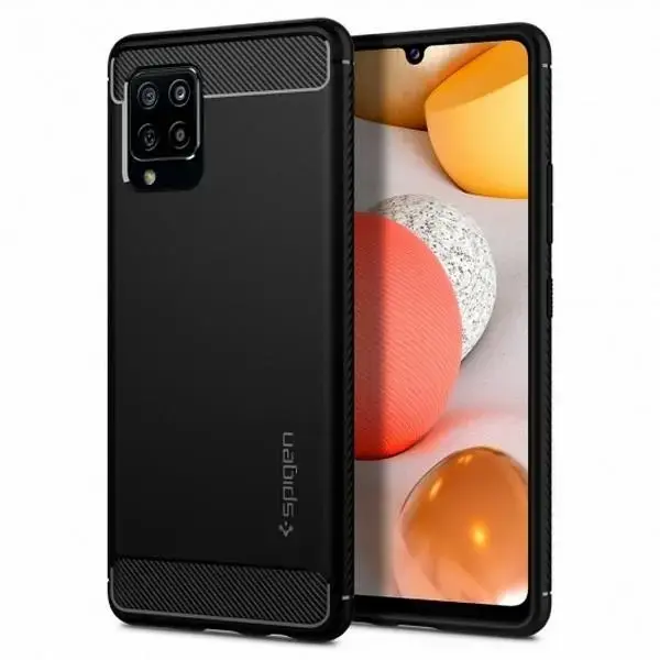 Spigen Rugged Armor Samsung A426 A42 5G czarny|black matte ACS02113