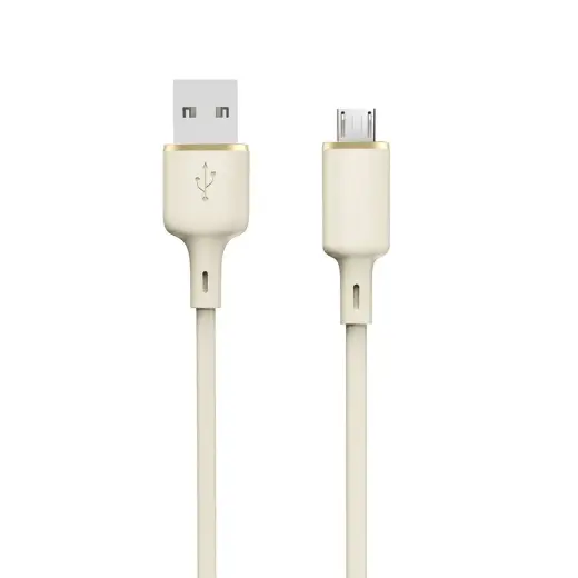 Dudao L7SM data transfer and charging cable | USB-A to Micro USB | 25W | 1m | beige