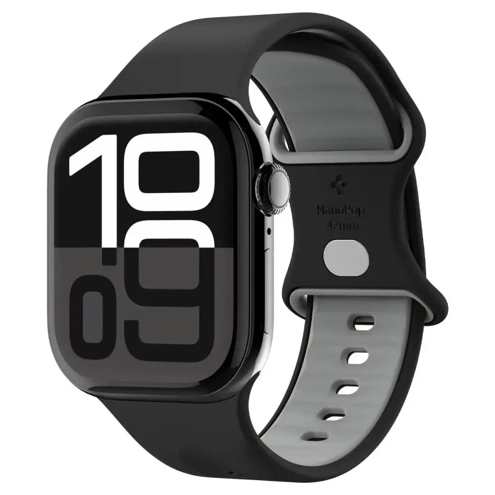 SPIGEN NANO POP APPLE WATCH 6 | 7 | 8 | 9 | 10 | SE (40 | 41 | 42 MM) BLACK SESAME