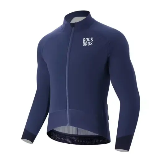 Rockbros YDWT014 Winter Fleece Double Layer Cycling Jacket Size XL - Blue