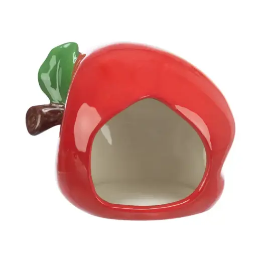 Māja grauzējiem : Trixie Apple ceramic house, hamsters|mice, 13 × 10 × 10 cm