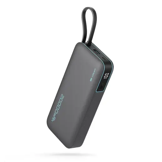 Cuktech CUKP200NGLDG išorinė baterija (powerbank) | 20 000 mAh | 55W | USB-C | pilkas