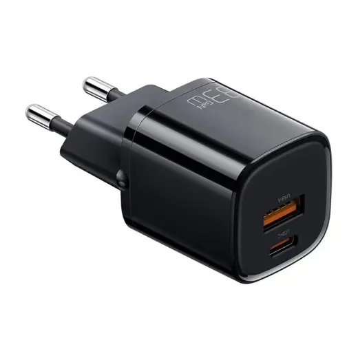 Mcdodo CH-0151 reisilaadija | 33W | GaN | USB-A, USB-C | must