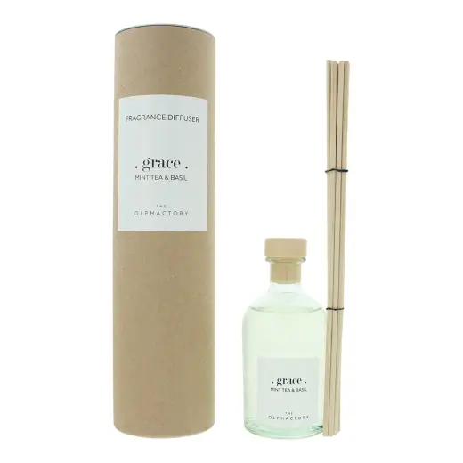 The Olphactory, Grace Mint Tea & Basil, Fragrance Sticks, Aroma Reed Diffuser, 100 ml