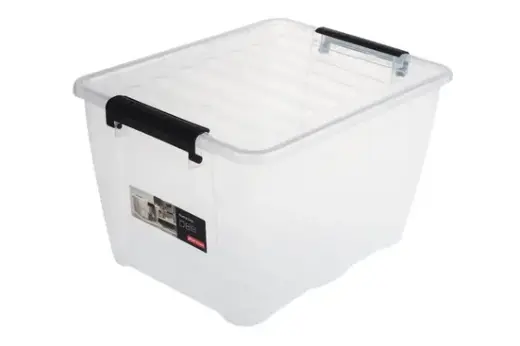 Box Home box 15L transparent with lid
