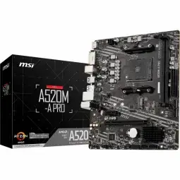 MSI A520M-A PRO - motherboard - micro ATX - Socket AM4 - AMD A520