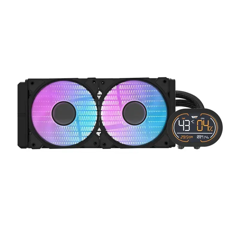 Darkflash DH240D v2 CPU water cooler (black)
