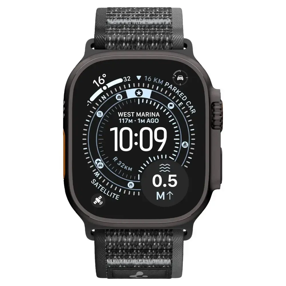 SPIGEN ATHLEX AIR 2 APPLE WATCH 8 / 9 / 10 / 11 / SE / ULTRA (44 / 45 / 46 / 49 MM) ACTIVE BLACK / GREY