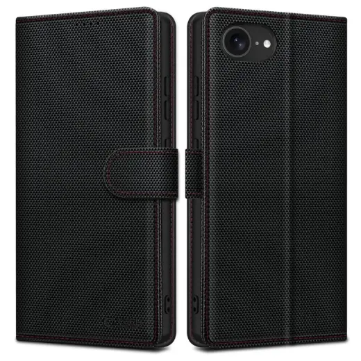TECH-PROTECT WALLET RS IPHONE 16E BLACK|RED