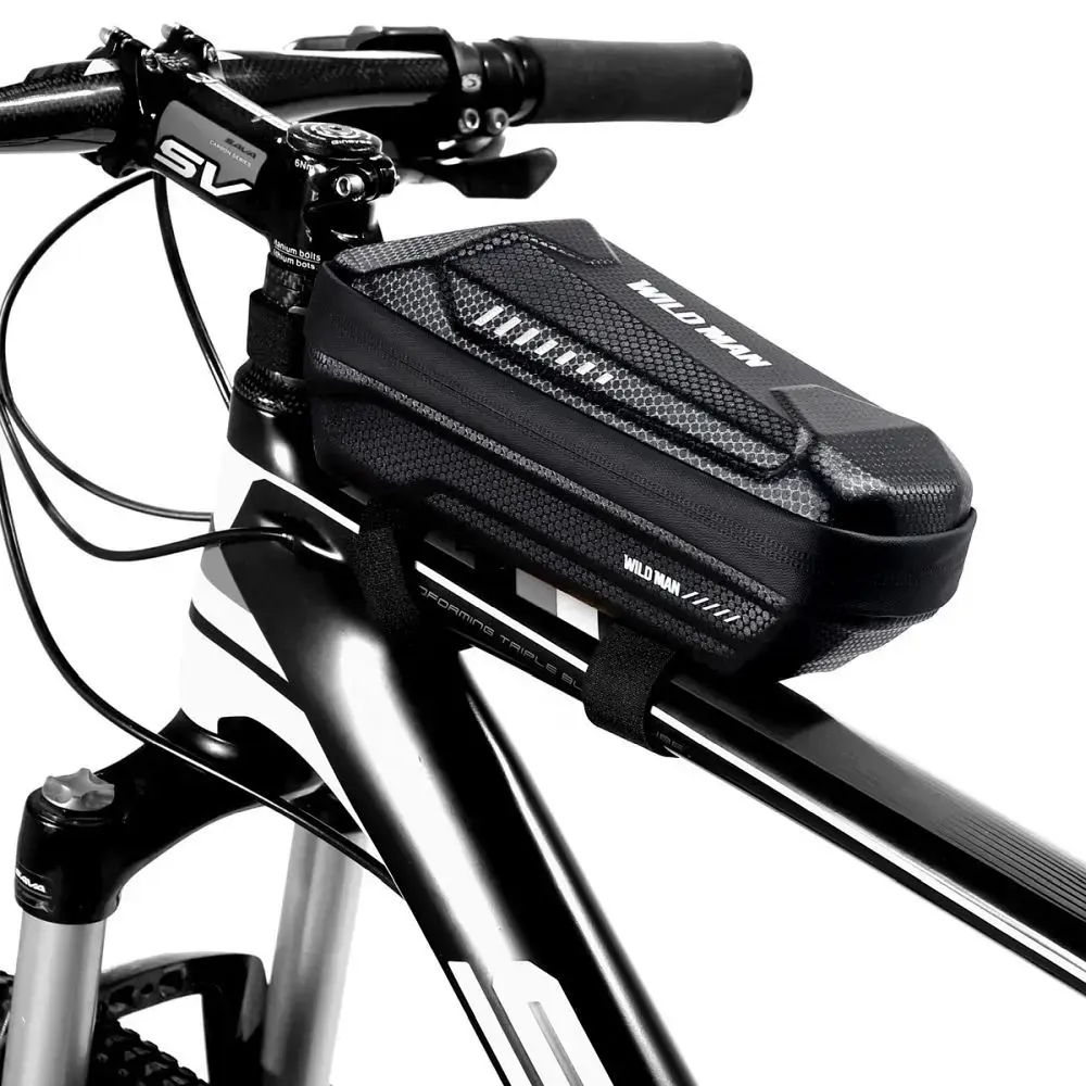 WILDMAN traveling bag for bike frame with zipper 1L ES5 black