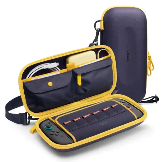 SPIGEN NANO POP PRO POUCH NINTENDO SWITCH 2 BLUEBERRY NAVY