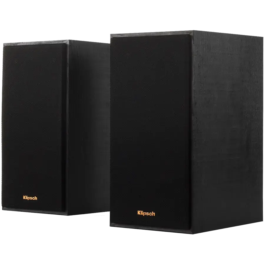 Klipsch Reference R-41PM Powered Bookshelf Speakers, Black, Pair