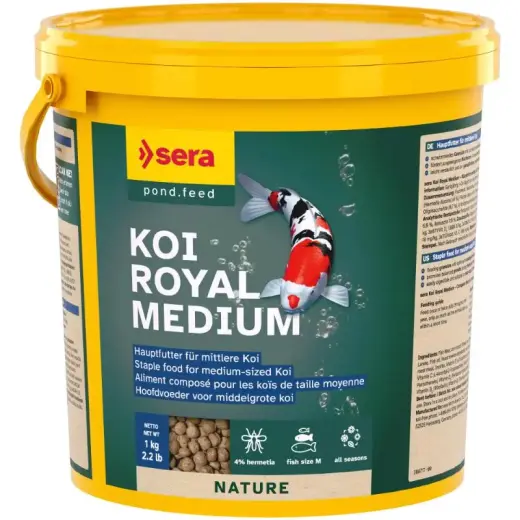 Barība dīķa zivīm - Sera KOI Royal Medium, 3800ml (1kg)