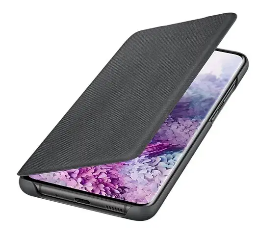 EF-NG985PBE Samsung LED S-View Case for Galaxy S20+ Black