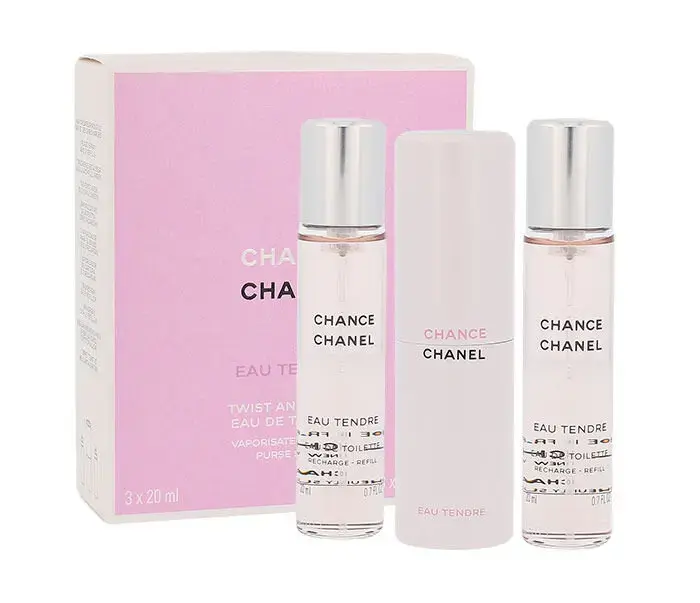 Chanel Chance Eau Tendre Twist and Spray Eau de Toilette 3x20 ml