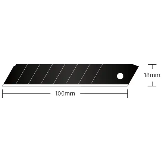 Rezerves asmeņi nazim 18mm SK2H melni 10gb Prox Expert